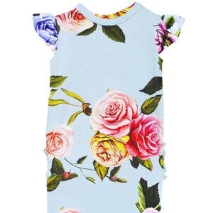 Floral Baby Romper - Posh Peanut Never Worn